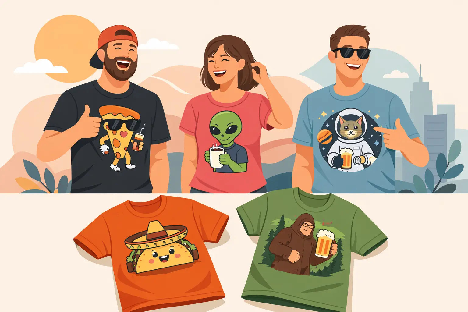 Funny Graphic Tees for Adults That Actually Hit