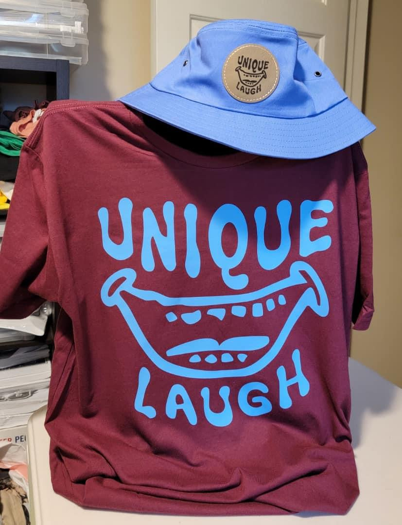 Unique Laugh Bucket Hat – Blue